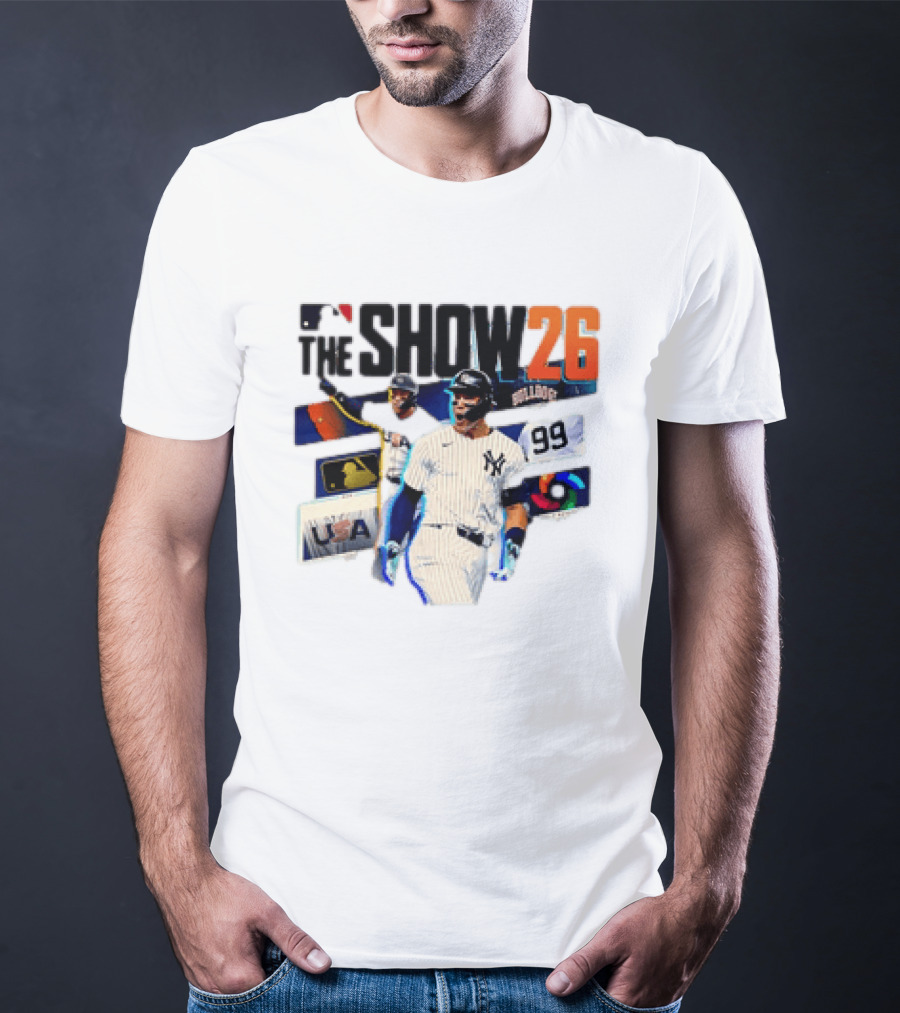 MLB The Show 26 Aaron Judge New York Yankees 99 USA T-Shirt
