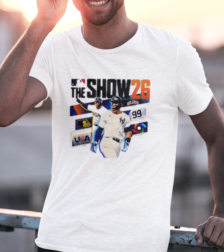 MLB The Show 26 Aaron Judge New York Yankees 99 USA T-Shirt