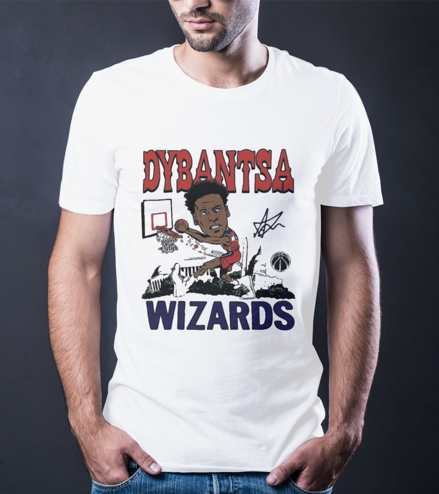 Dybantsa Washington Wizards Rookie Tri Blend Homage T-Shirt