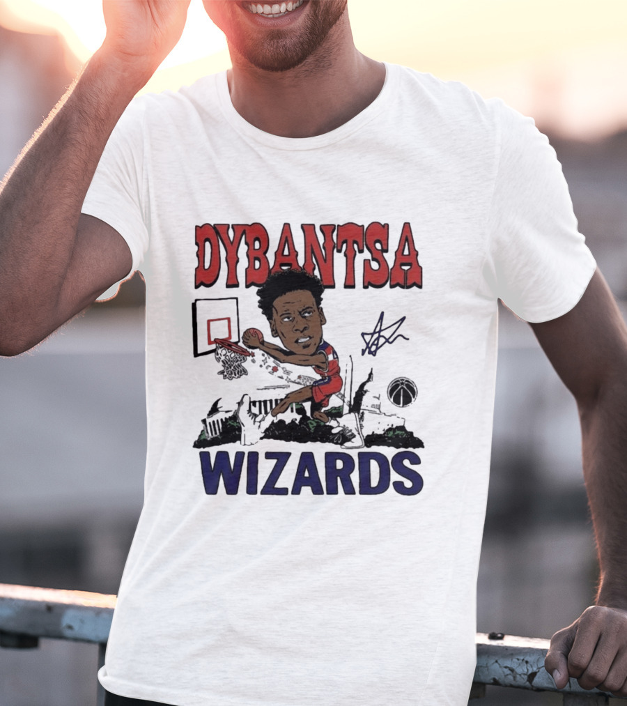 Dybantsa Washington Wizards Rookie Tri Blend Homage T-Shirt