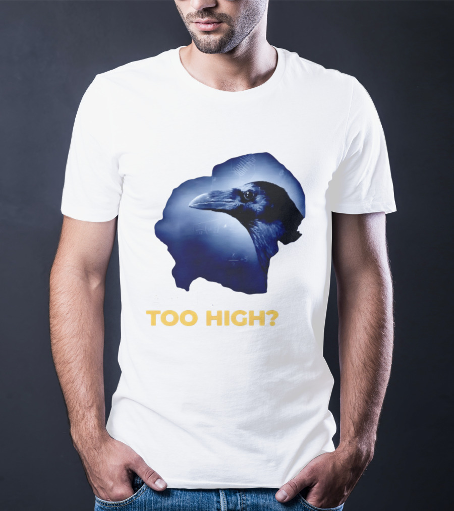 An IQ Too High Raven Sarcasm Meme T-Shirt