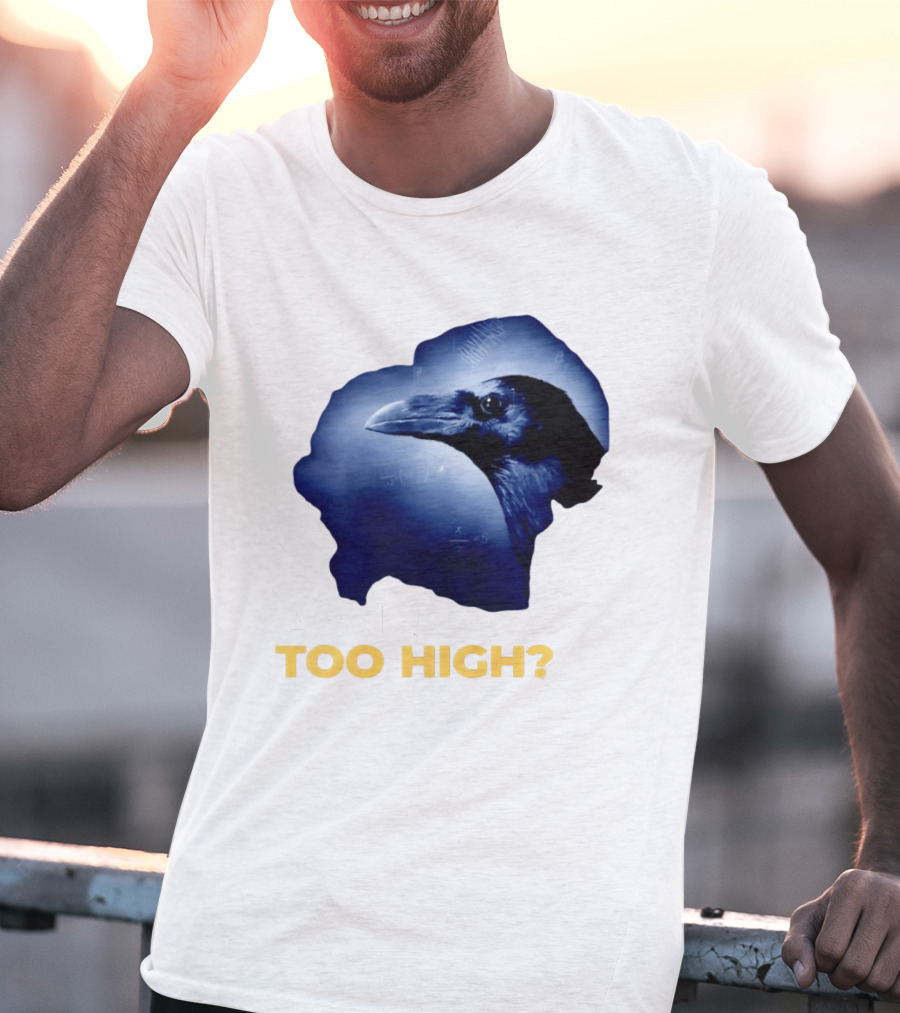 An IQ Too High Raven Sarcasm Meme T-Shirt