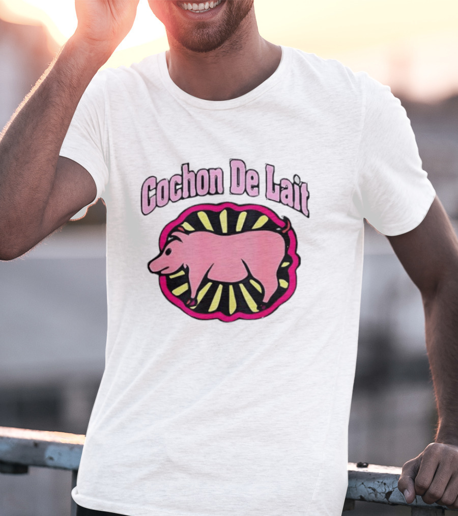 Cochon De Lait Pig Meat Culinary Food Festival Barbecue BBQ T-Shirt