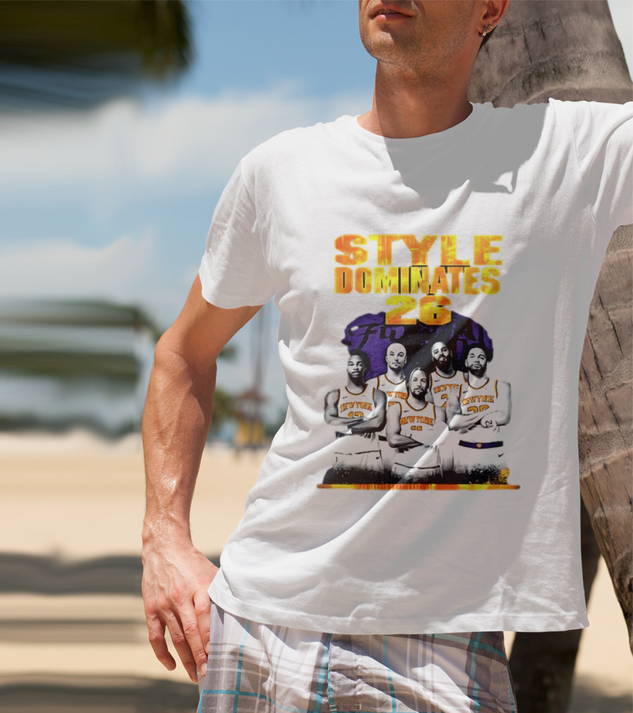 New York Knicks Basketball Style Dominates 26 T-Shirt