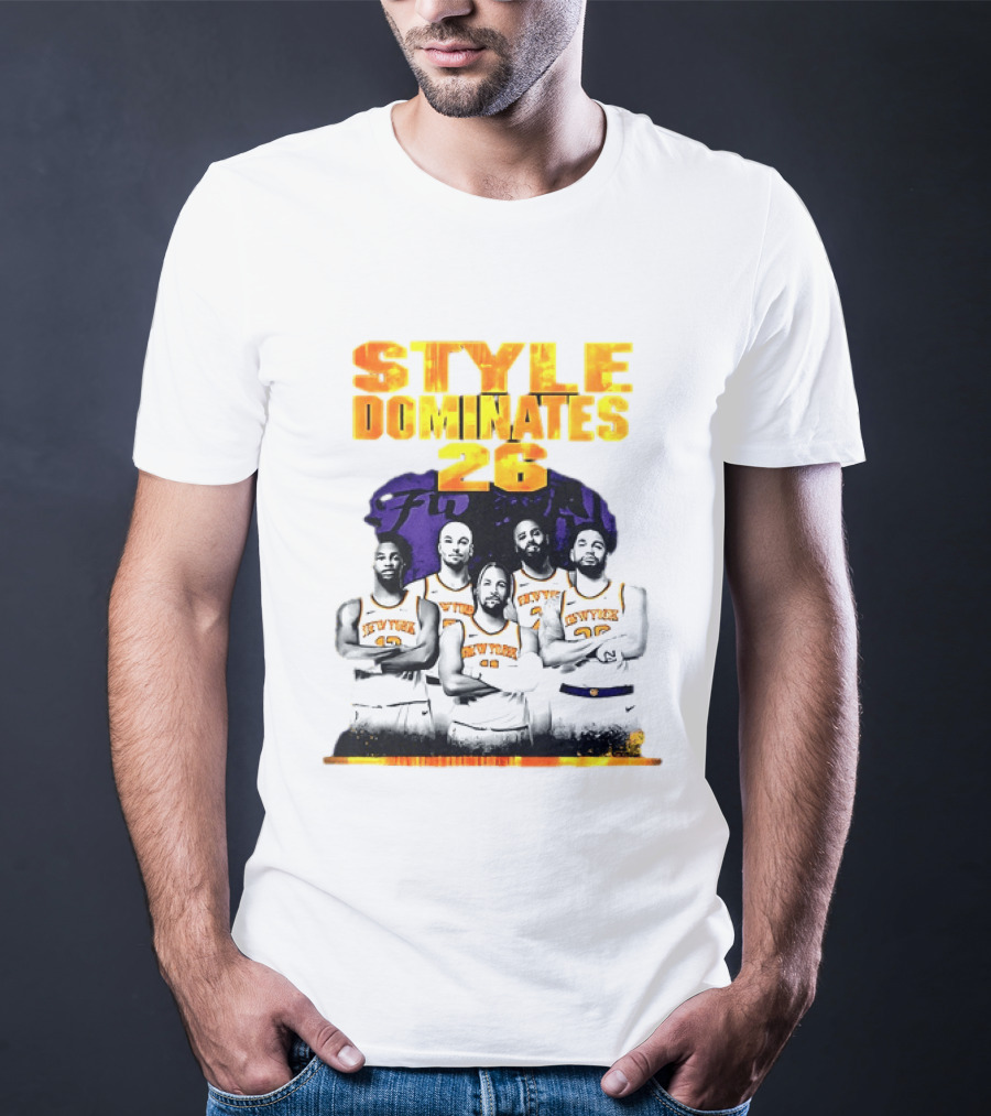 New York Knicks Basketball Style Dominates 26 T-Shirt