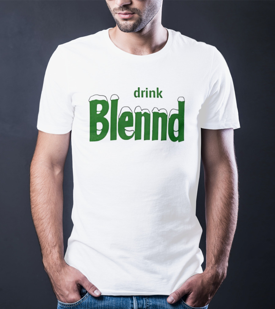 Refresh Your Routine Drink Blennd Green T-Shirt