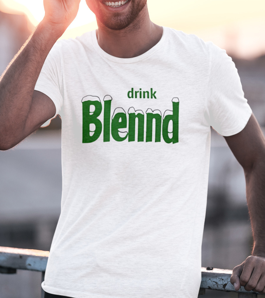 Refresh Your Routine Drink Blennd Green T-Shirt