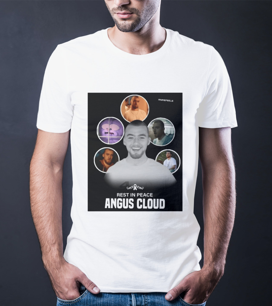 Angus Cloud Memorial Tribute AnimeFeels Rest In Peace T-Shirt