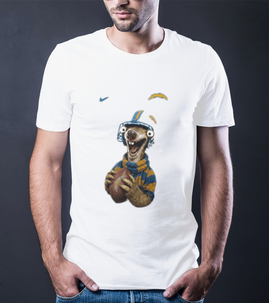 Sid Ice Age Los Angeles Chargers Football Fan Gear T-Shirt