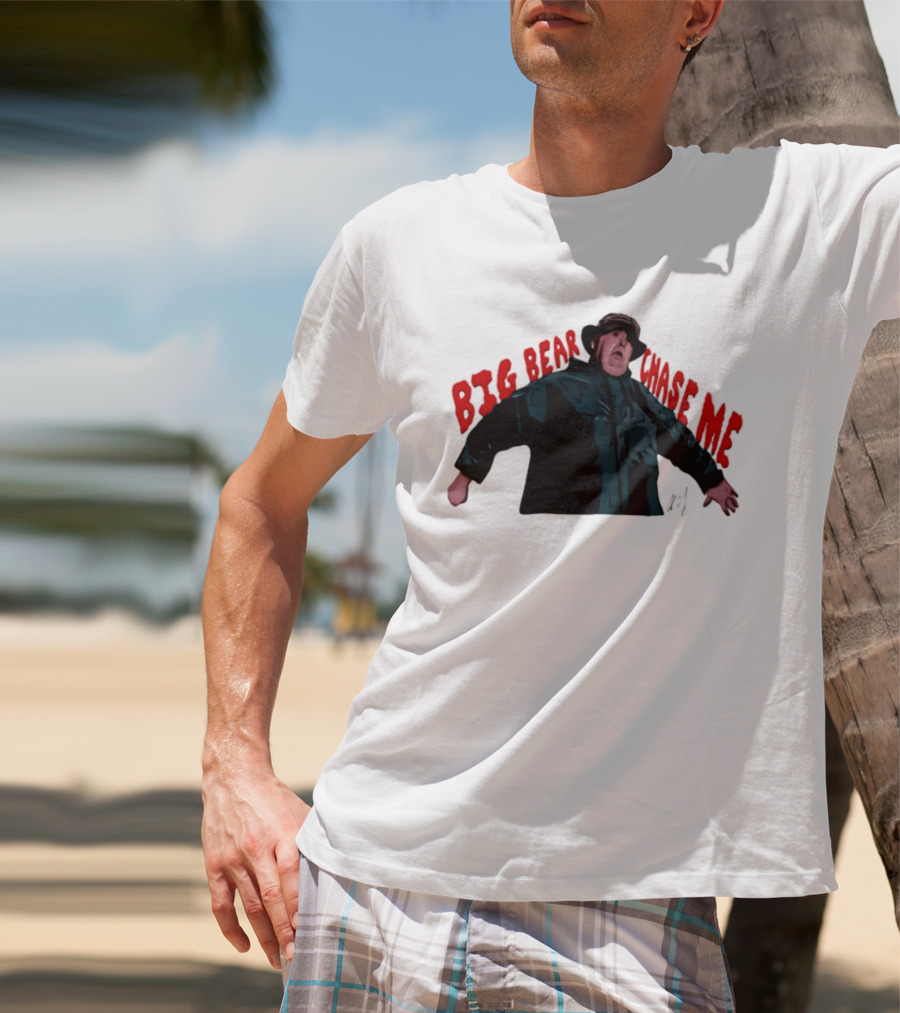 John Candy Big Bear Chase Me The Great Outdoors Movie Scene T-Shirt