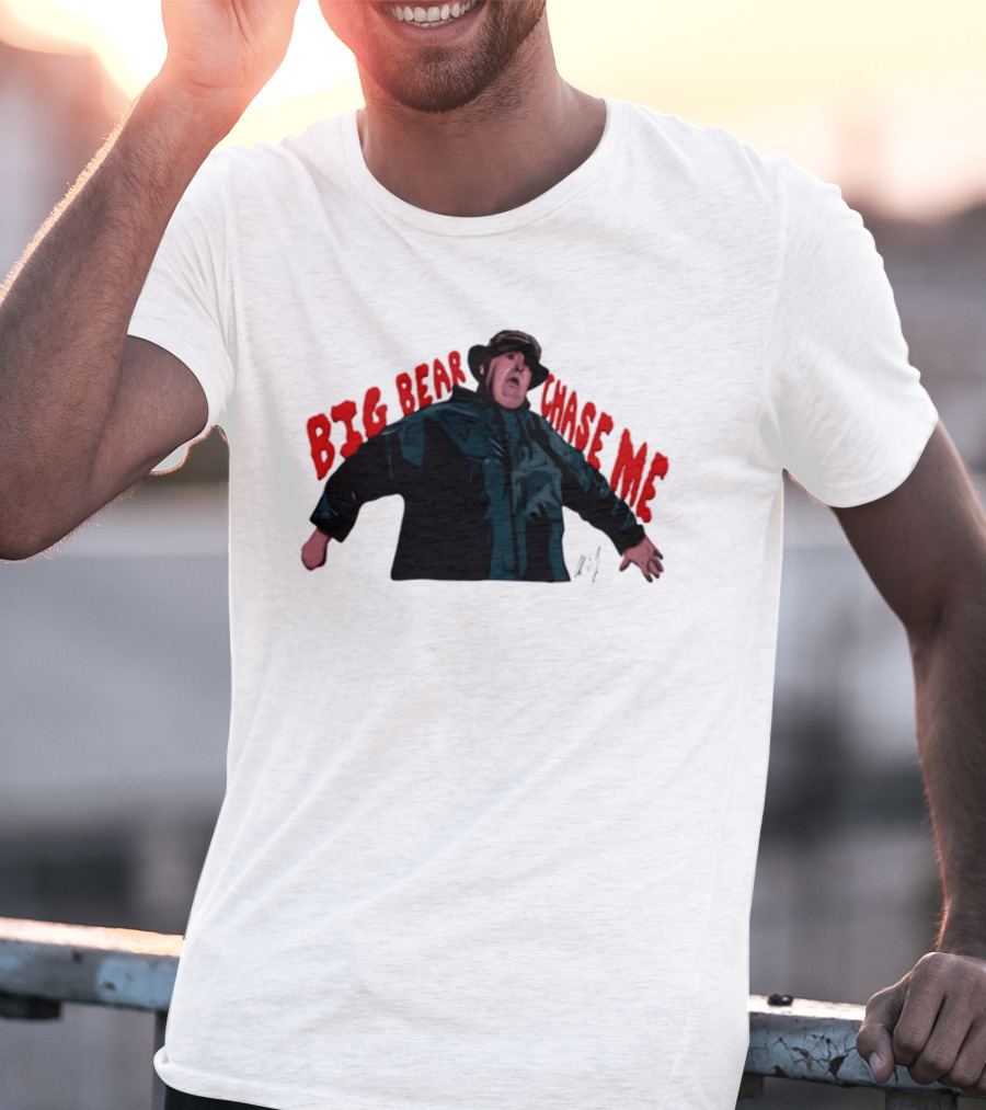 John Candy Big Bear Chase Me The Great Outdoors Movie Scene T-Shirt