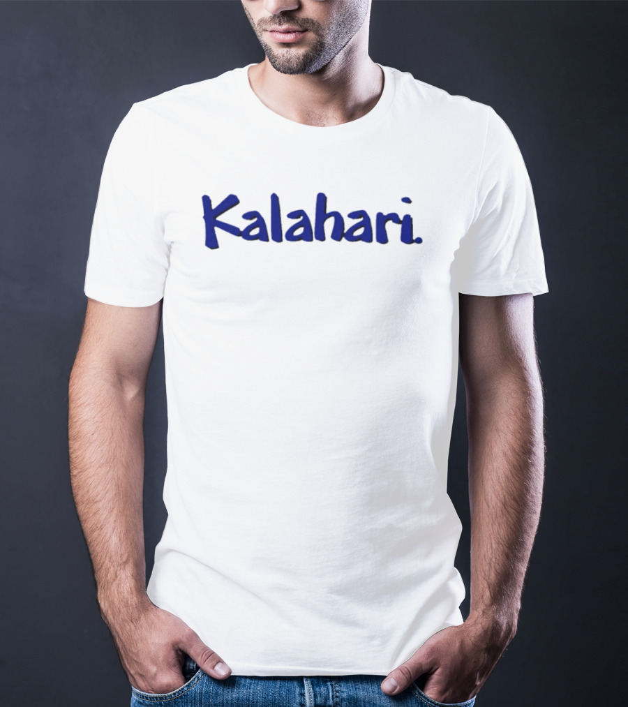 Kalahari Resorts Wordmark Blue T-Shirt