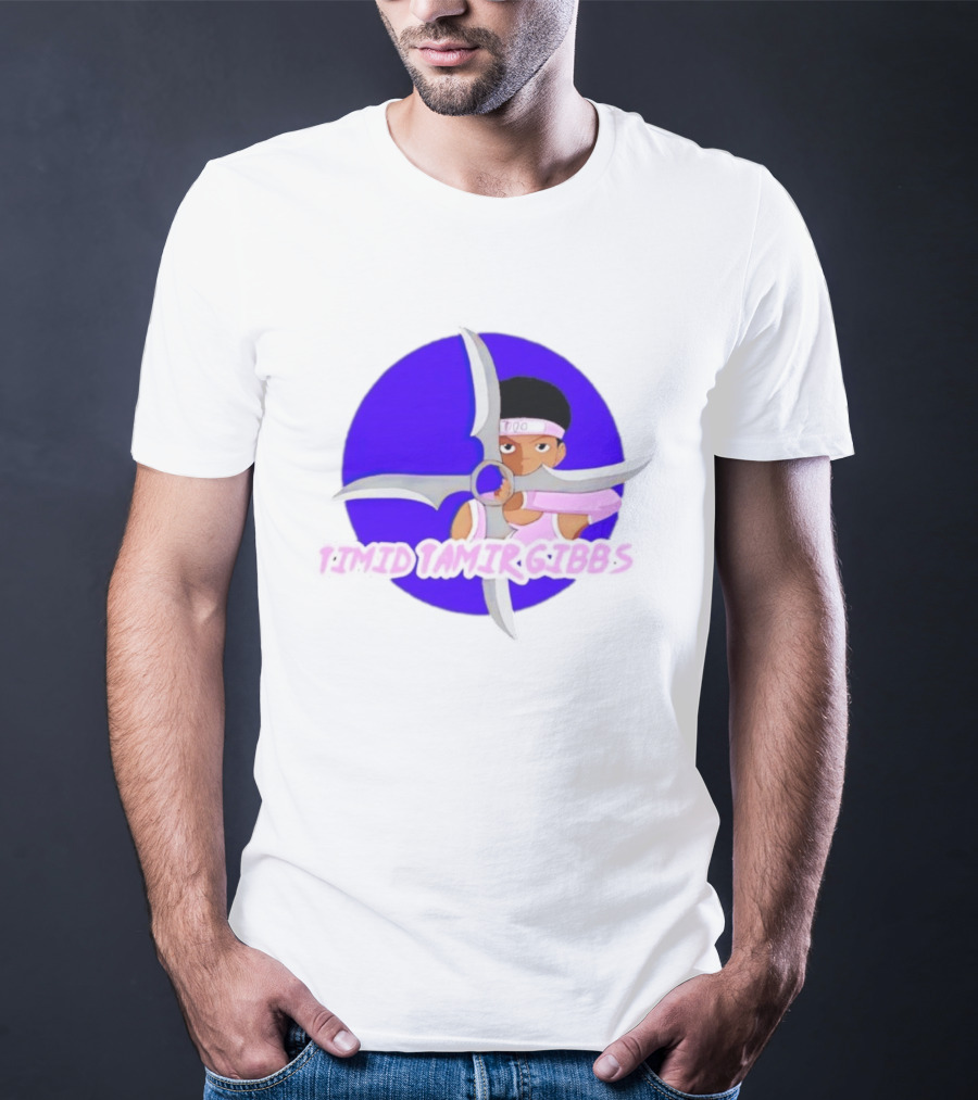 Timid Tamir Gibbs Windmill Shuriken Ninja T-Shirt