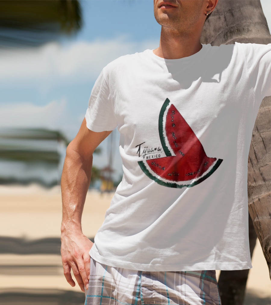 Tijuana Mexico Watermelon Summer Snack Souvenir T-Shirt
