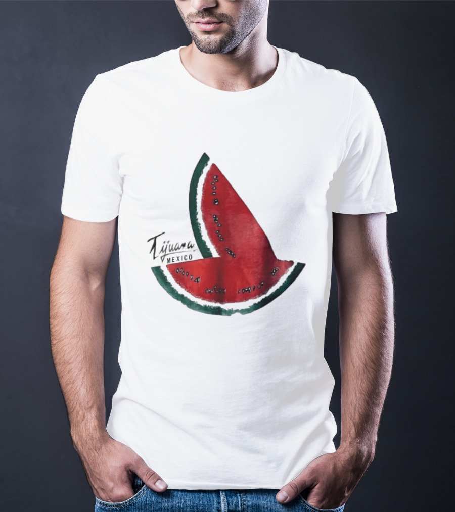 Tijuana Mexico Watermelon Summer Snack Souvenir T-Shirt