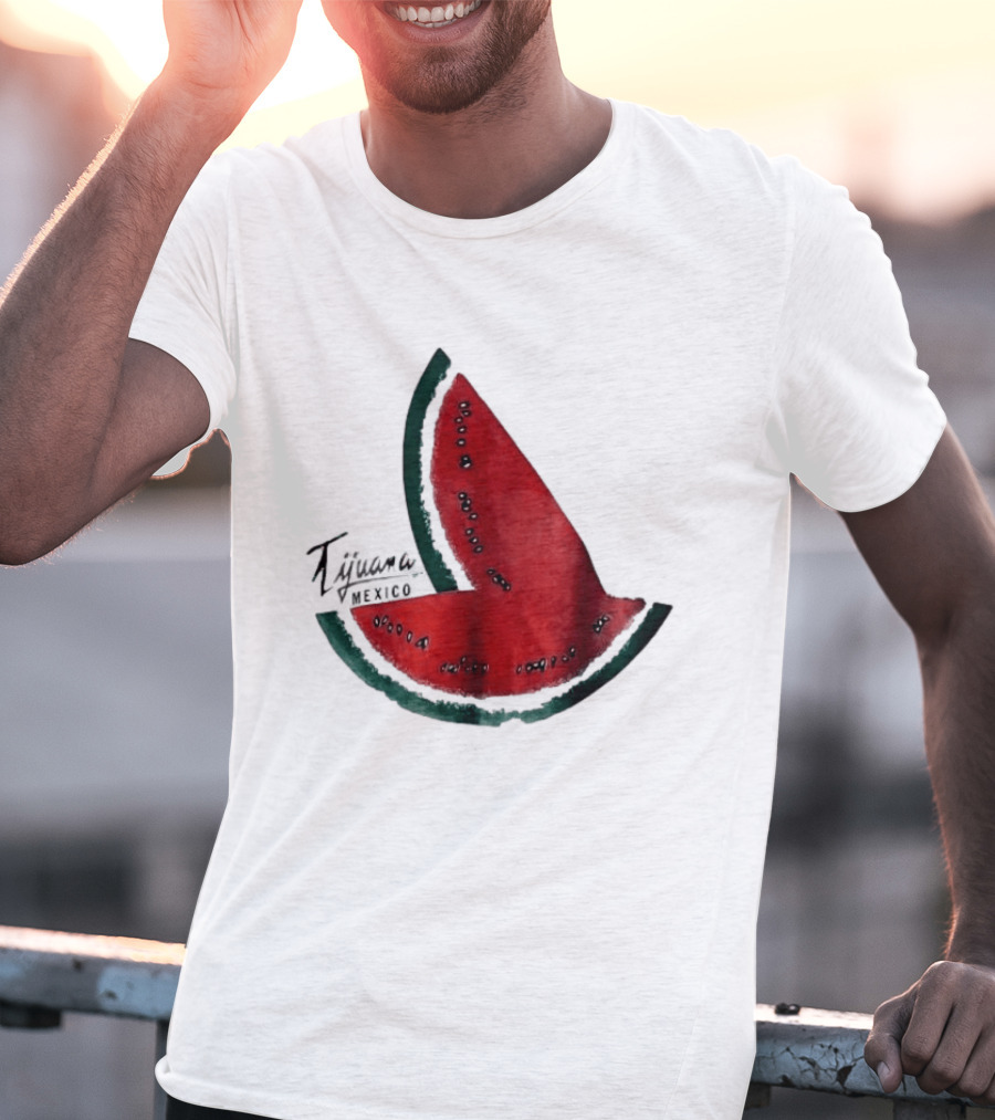 Tijuana Mexico Watermelon Summer Snack Souvenir T-Shirt
