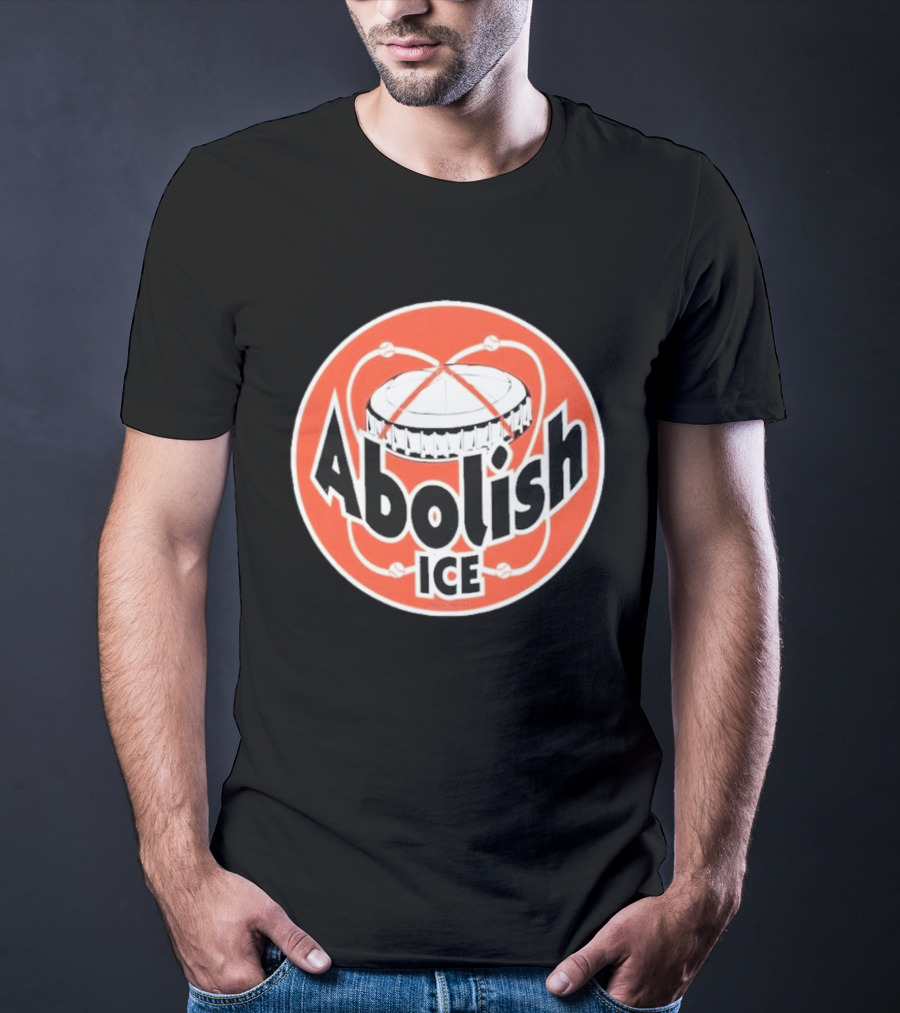 Abolish Ice Houston Astrodome Retro Baseball T-Shirt