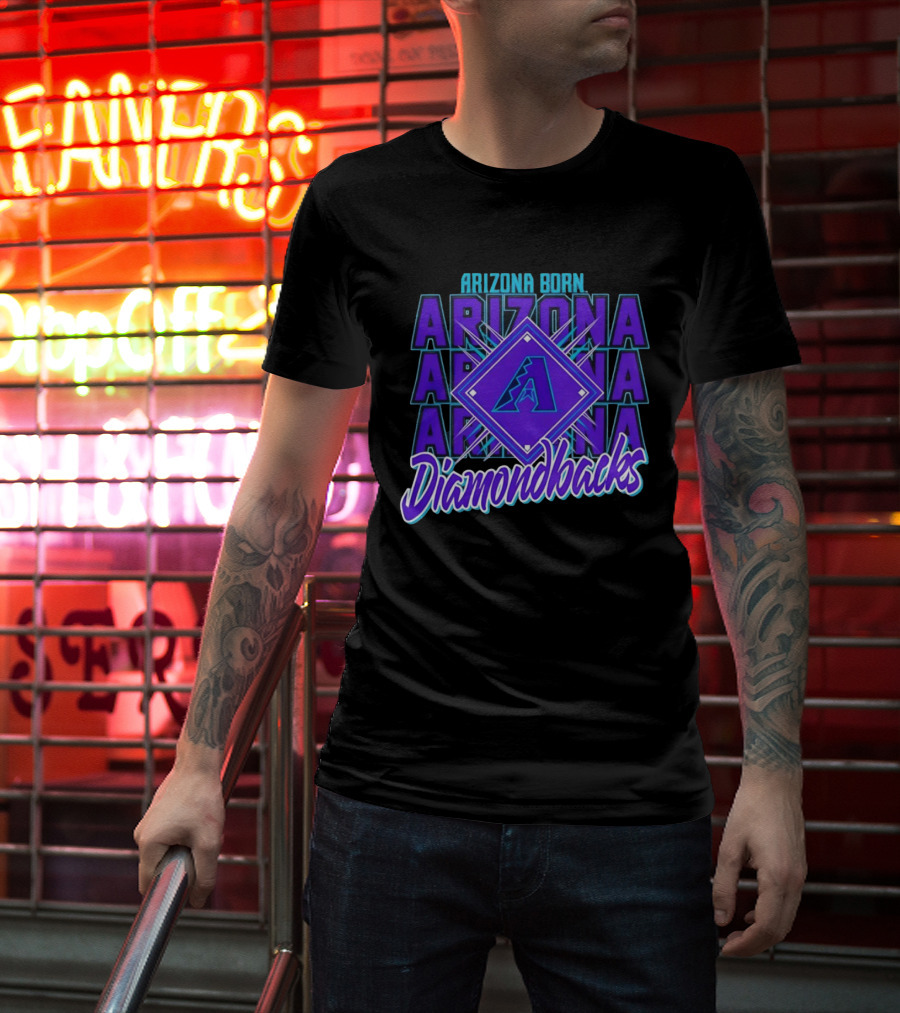 Arizona Born Arizona Diamondbacks MLB Fan Gear T-Shirt