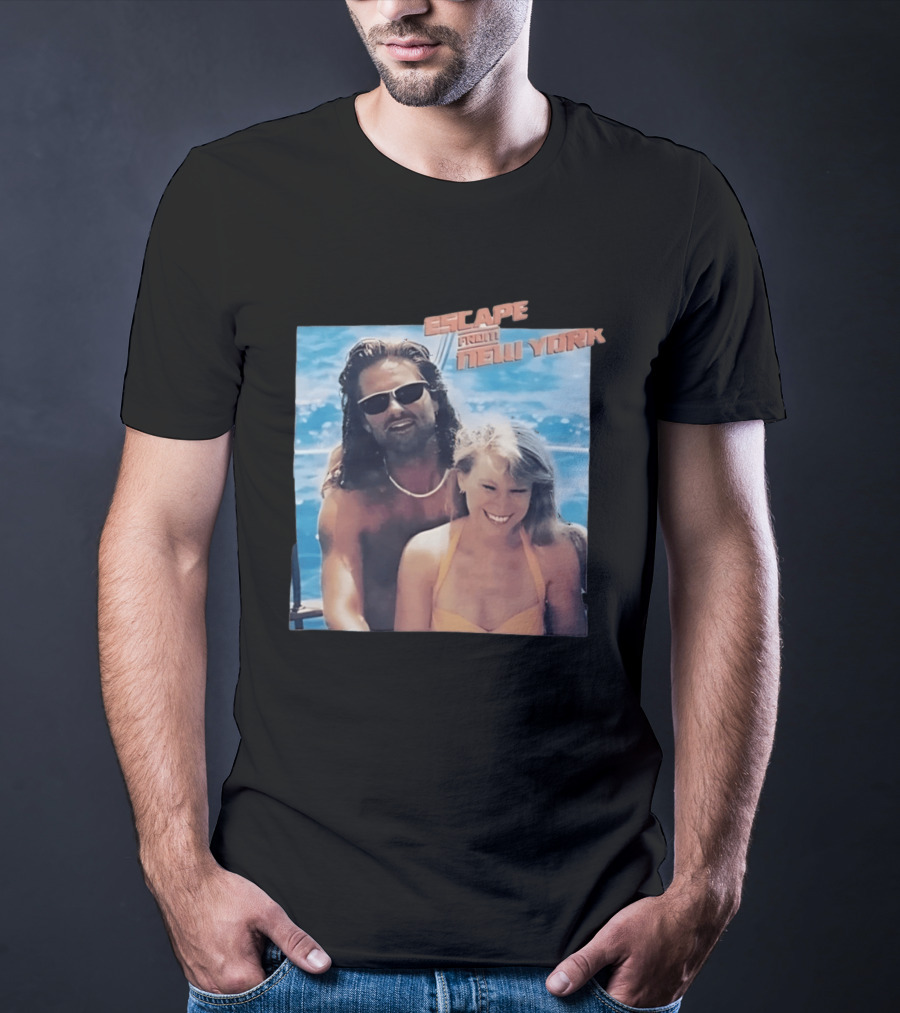 Captain Ron Kurt Russell Mary Kay Place Escape From New York 1992 T-Shirt