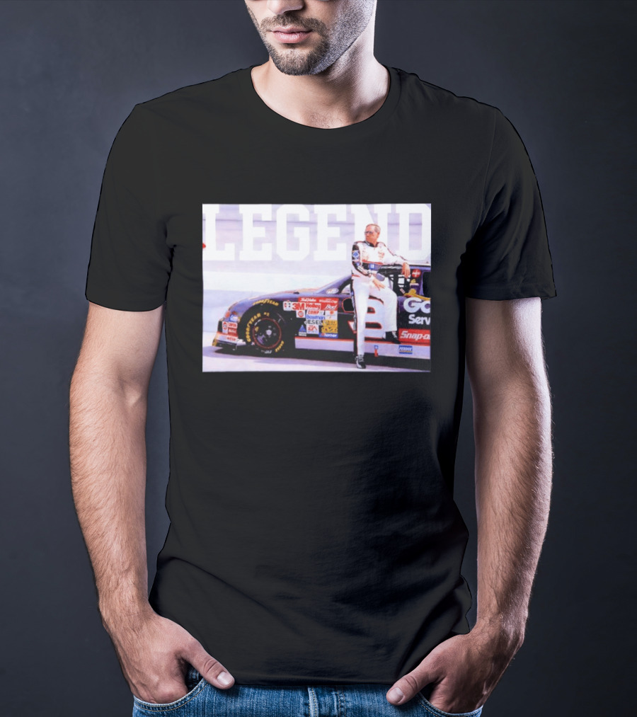 Dale Earnhardt Richard Childress Racing Nascar Winston Cup Legend Goodyear Snap On Holley T-Shirt