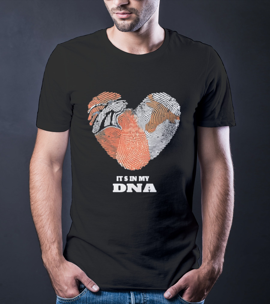 Fingerprint Heart It's In My DNA T-Shirt