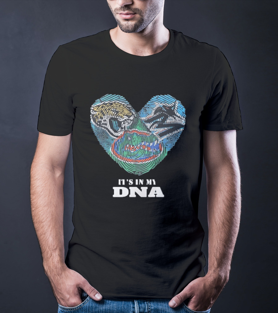 Florida Gators It's In My DNA Heart T-Shirt