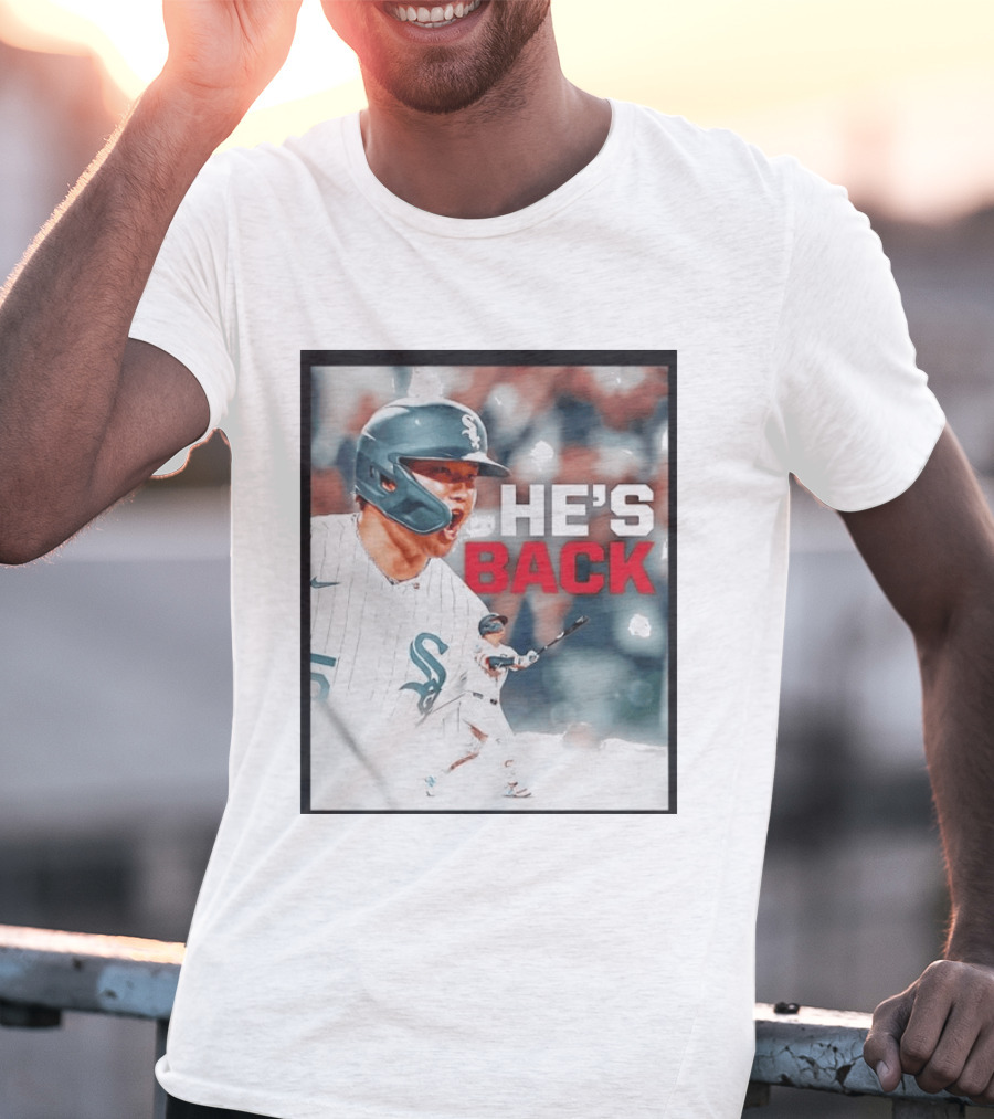 Chicago White Sox Munetaka Murakami He's Back Celebratory Moment T-Shirt