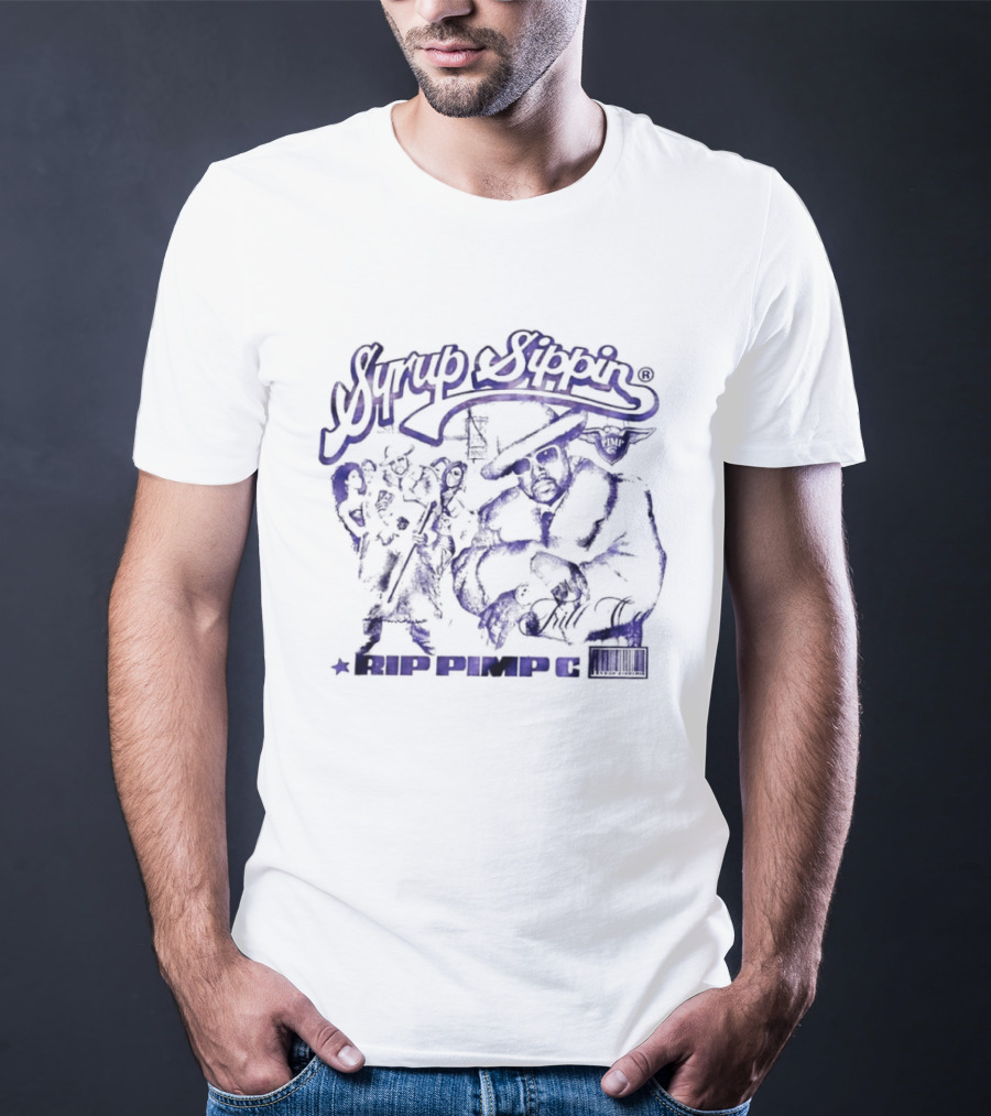 Pimp C Syrup Sippin RIP Pimp C Frill Co Trill Origin Legends T-Shirt