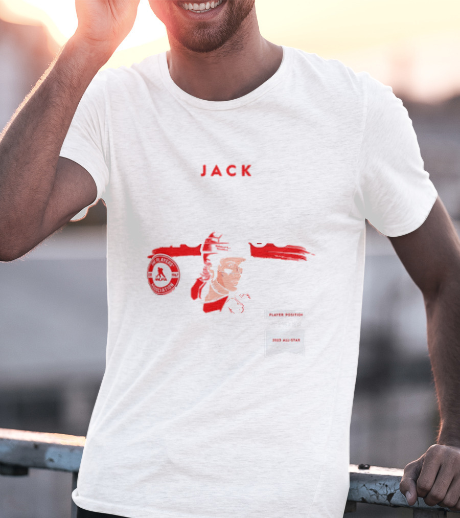 Jack Hughes New Jersey Devils Player 86 NHLPA Spotlight 2023 All Star T-Shirt