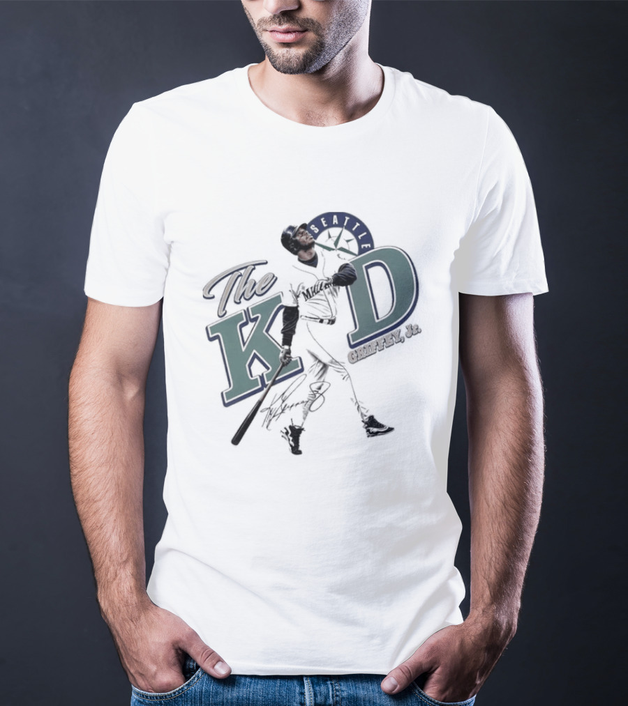 The Kid Seattle Mariners Ken Griffey Jr. Baseball T-Shirt