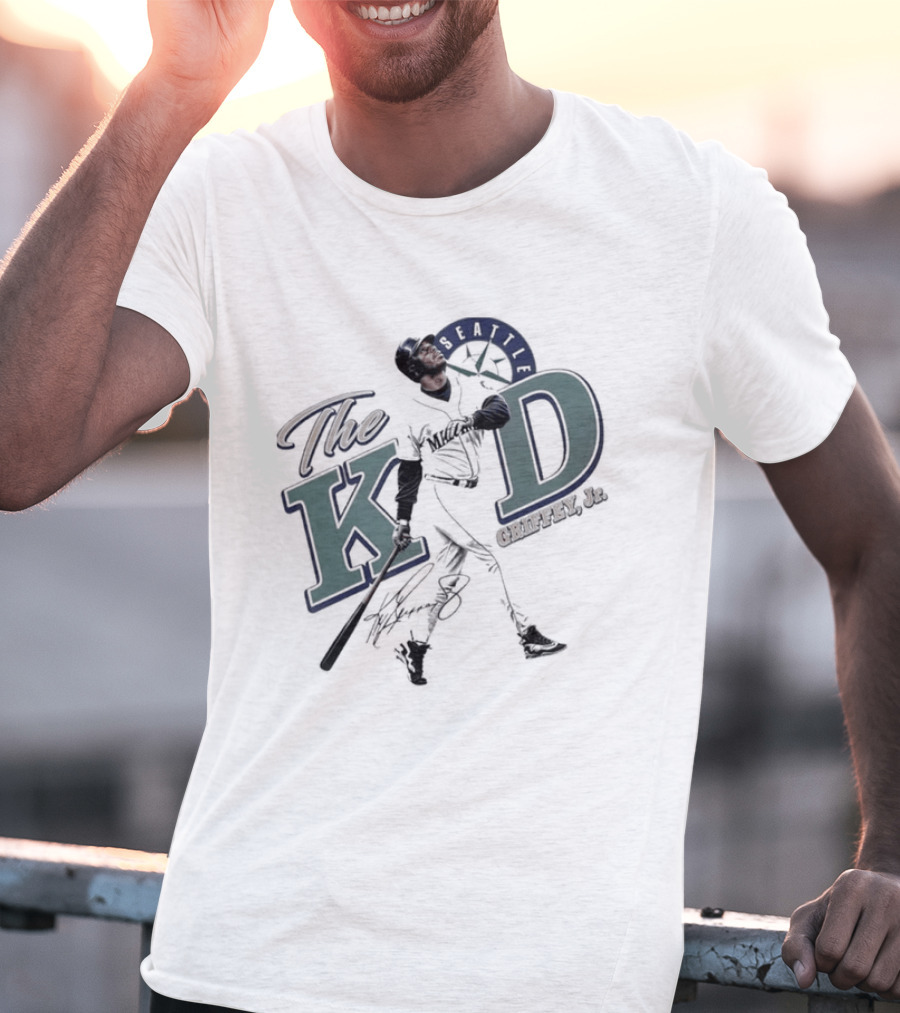The Kid Seattle Mariners Ken Griffey Jr. Baseball T-Shirt
