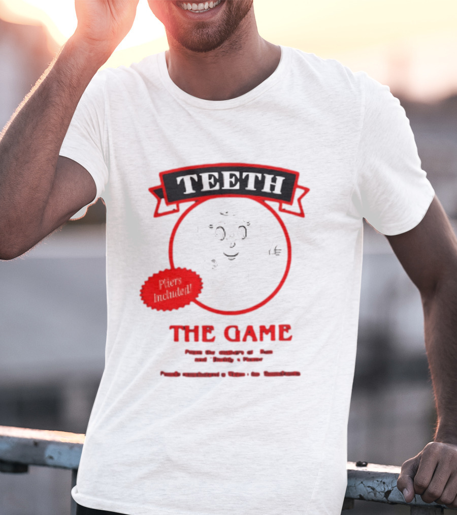 Teeth The Game Pliers Included From The Authors Of Widow's Bay Board Game T-Shirt