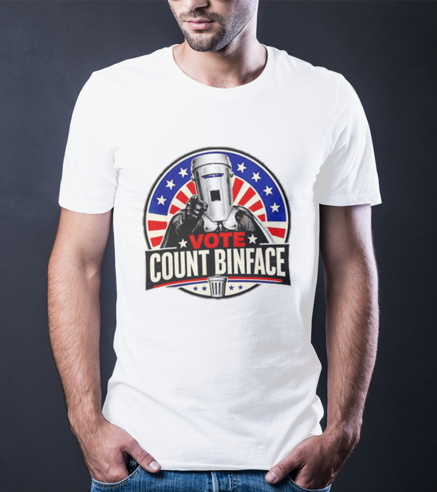 Vote Count Binface UK Politics Satirical Election T-Shirt