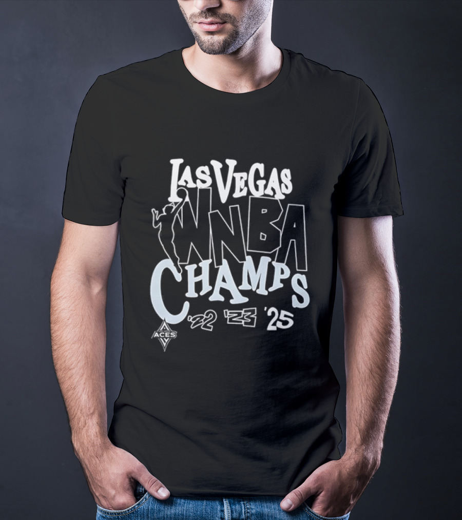Las Vegas Aces WNBA Champs 2022 2023 2025 Basketball T-Shirt