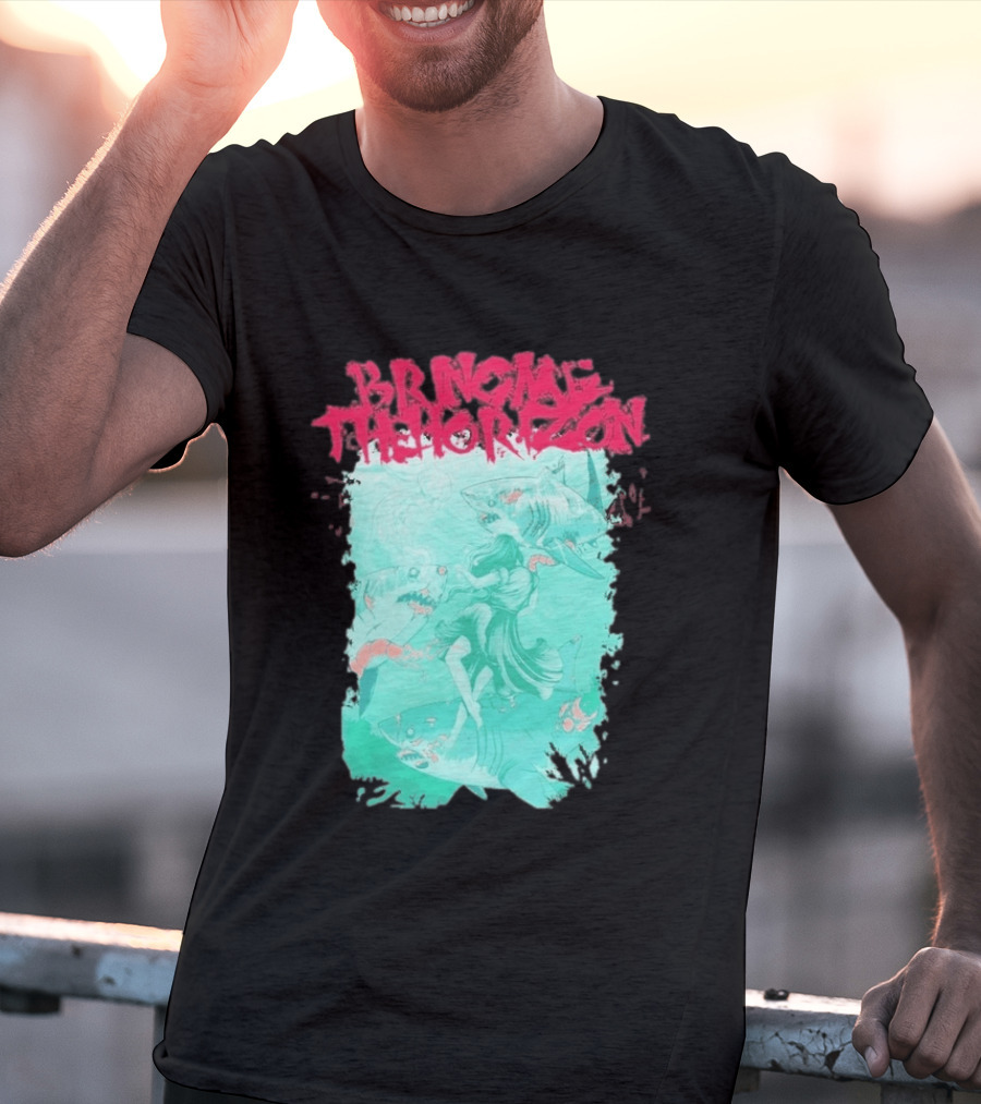 Bring Me The Horizon Shark Attack Artwork 2026 T-Shirt