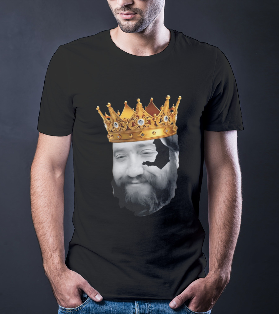 King Santori Cincinnati Bengals Crowned Beard Patch T-Shirt