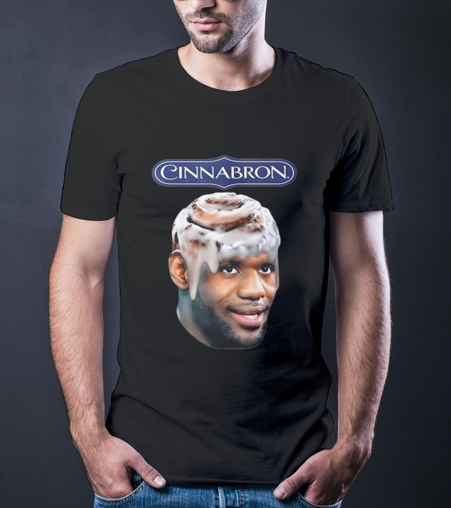 LeBron James Los Angeles Lakers Cinnabron Cinnamon Roll Meme T-Shirt