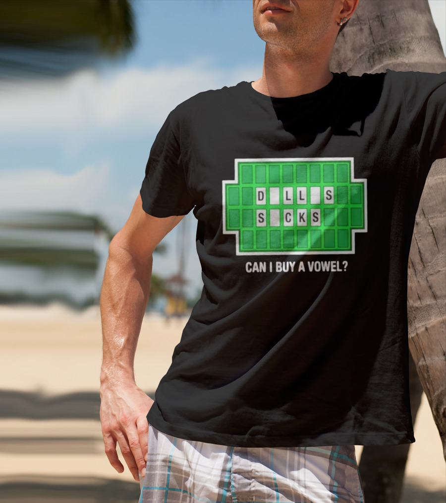 Dalls Scks Can I Buy A Vowel Game Show T-Shirt