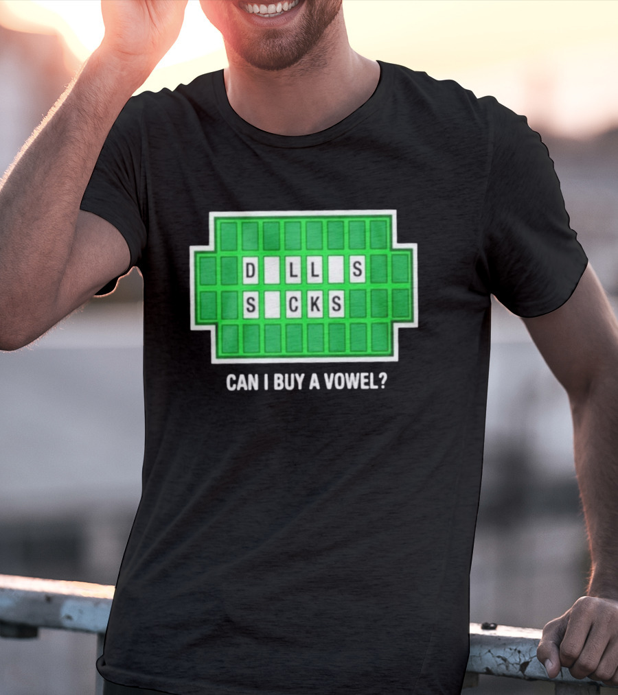 Dalls Scks Can I Buy A Vowel Game Show T-Shirt
