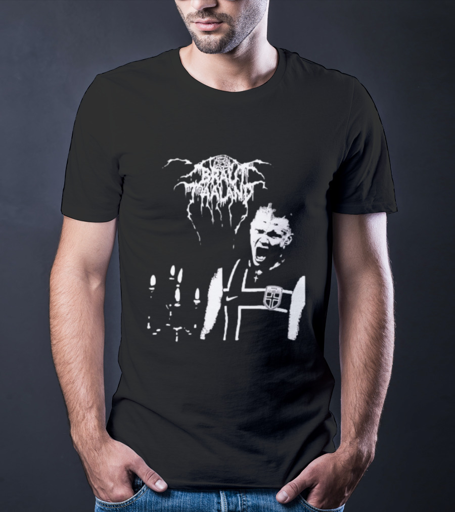 Erling Haaland Norway Black Metal Heavy Metal Braut Football T-Shirt
