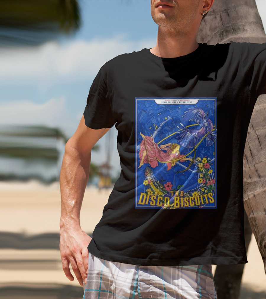 The Disco Biscuits July 11 2026 Jeezum Crow Music Festival Vermont Tour Stale Theatre Melody Tent T-Shirt