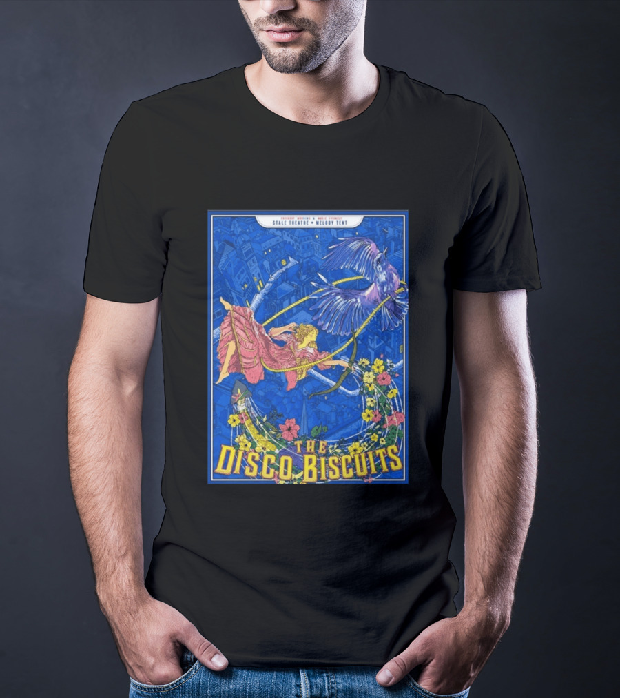 The Disco Biscuits July 11 2026 Jeezum Crow Music Festival Vermont Tour Stale Theatre Melody Tent T-Shirt