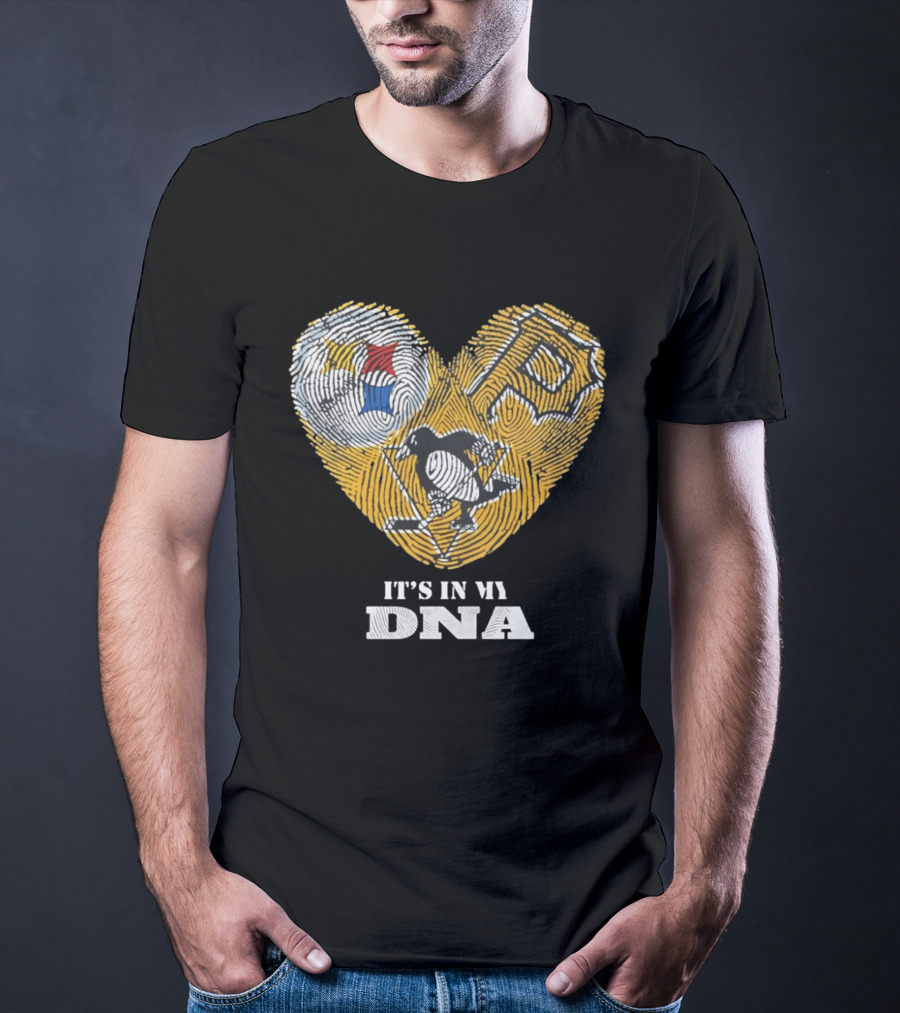 Pittsburgh Steelers Pirates Penguins It's In My DNA T-Shirt