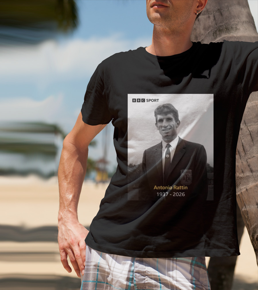 BBC Sport Antonio Rattín 1937 2026 Argentina AFA T-Shirt