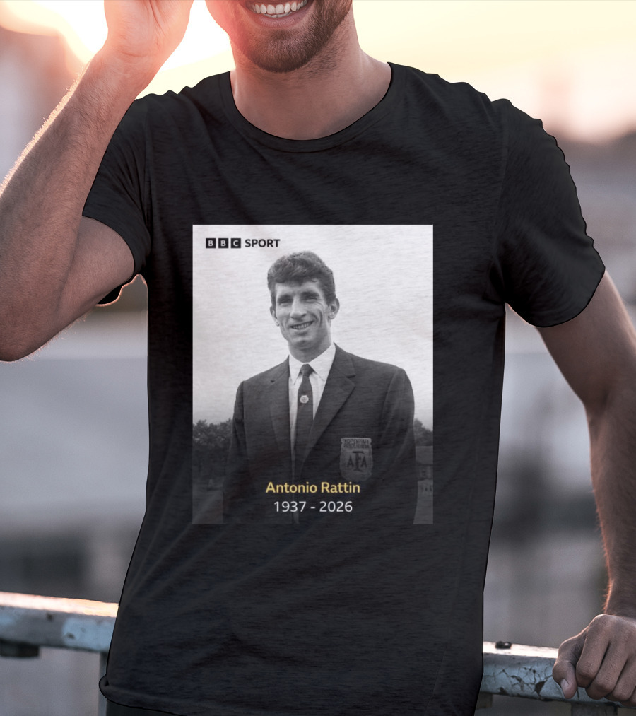 BBC Sport Antonio Rattín 1937 2026 Argentina AFA T-Shirt
