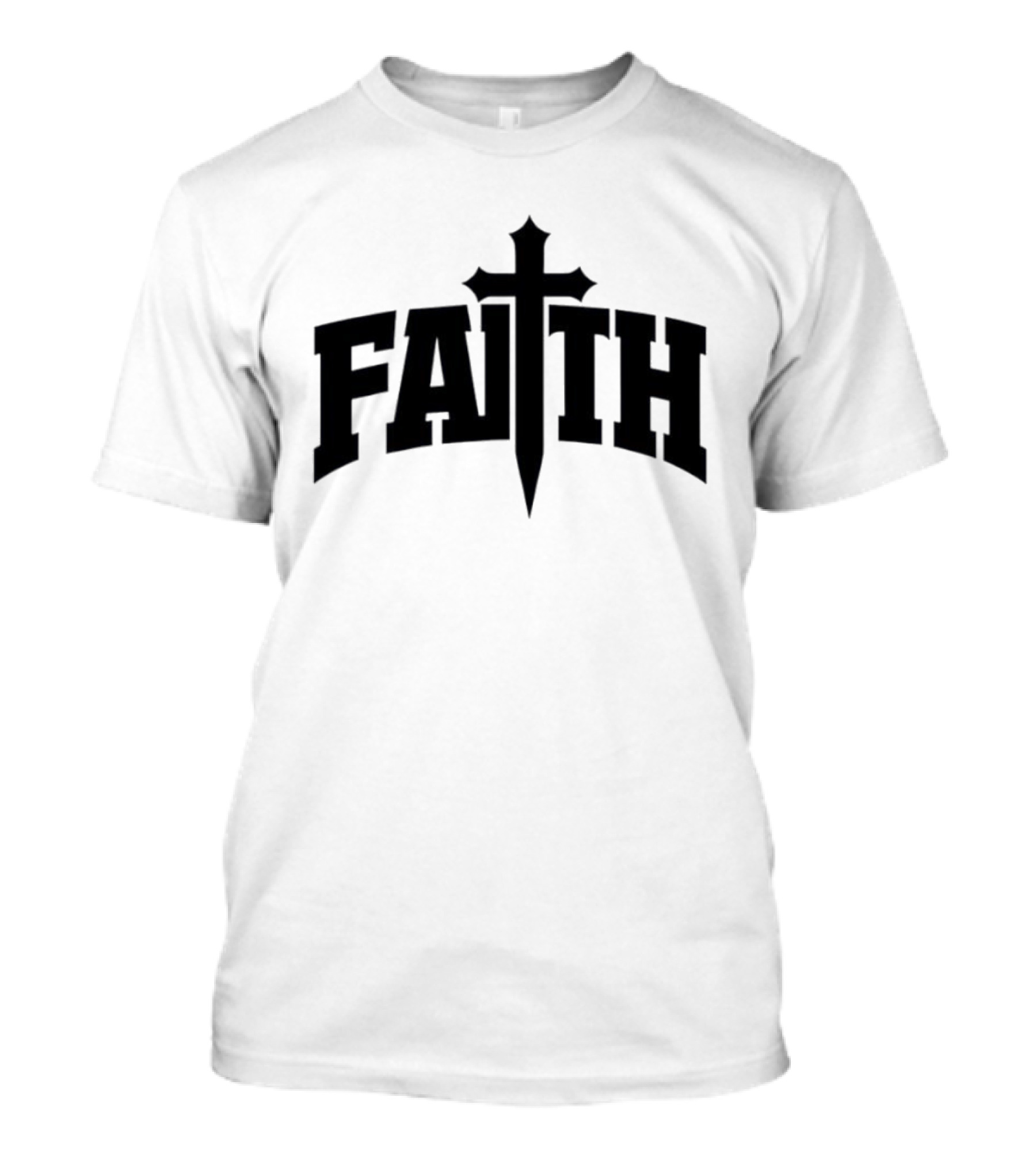 Faith Cross Christian Inspirational T-Shirt