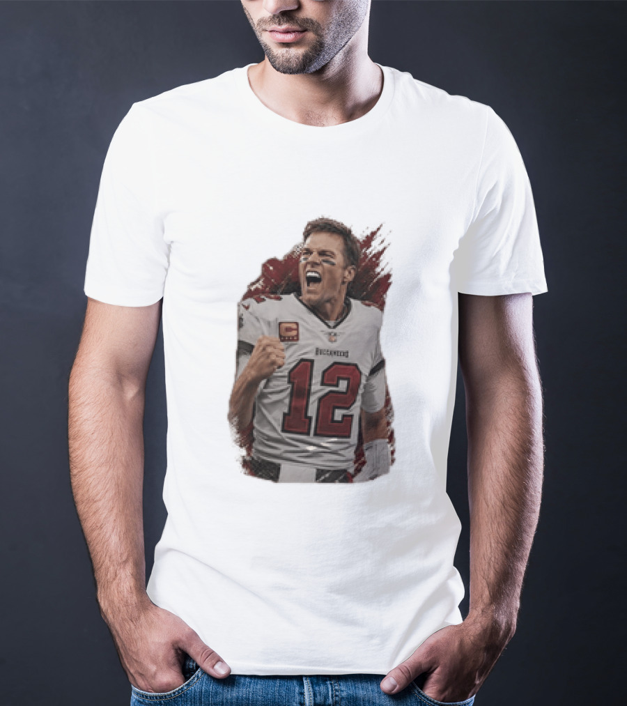 Tampa Bay Buccaneers Tom Brady Number 12 NFL Legend T-Shirt
