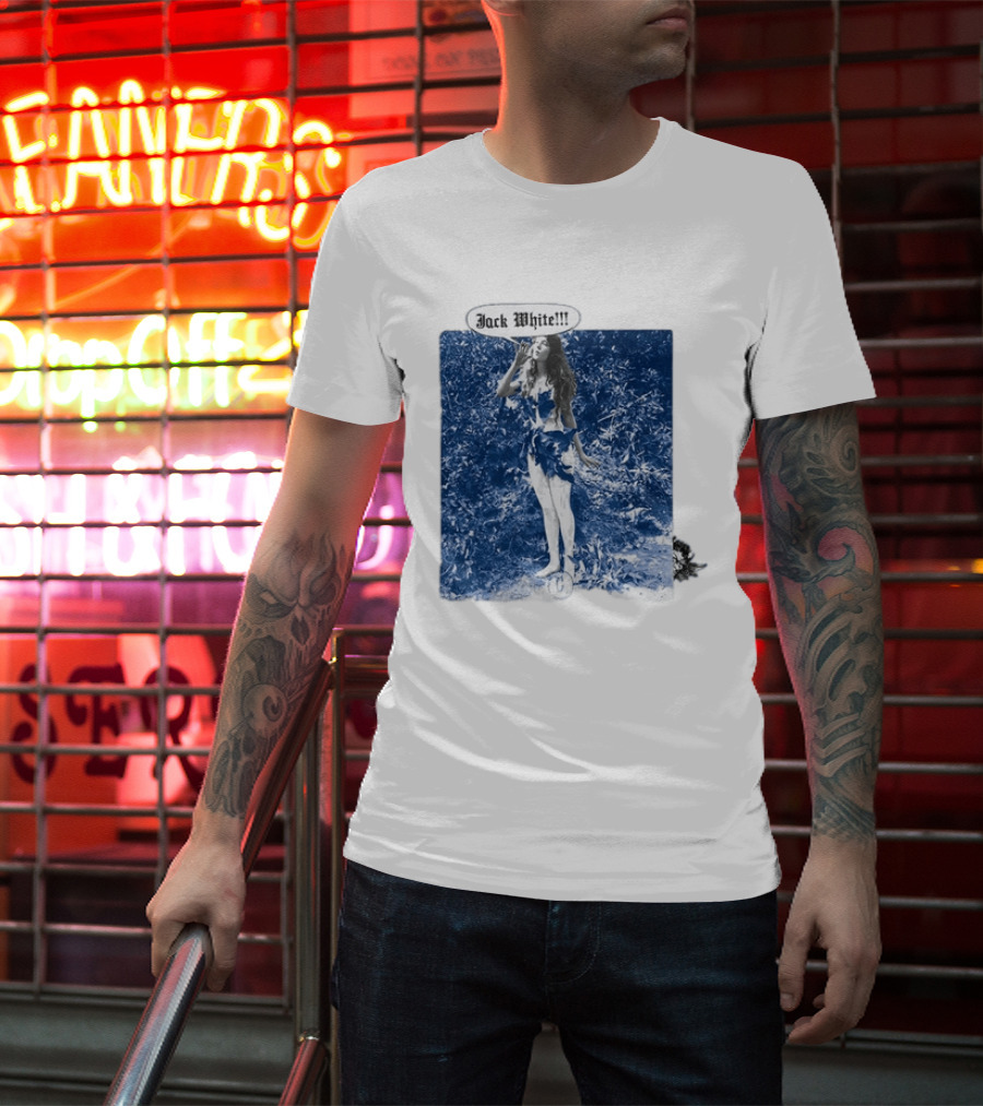 Jack White No Name Tour 2026 Eden Blue Tone Forest Scene T-Shirt