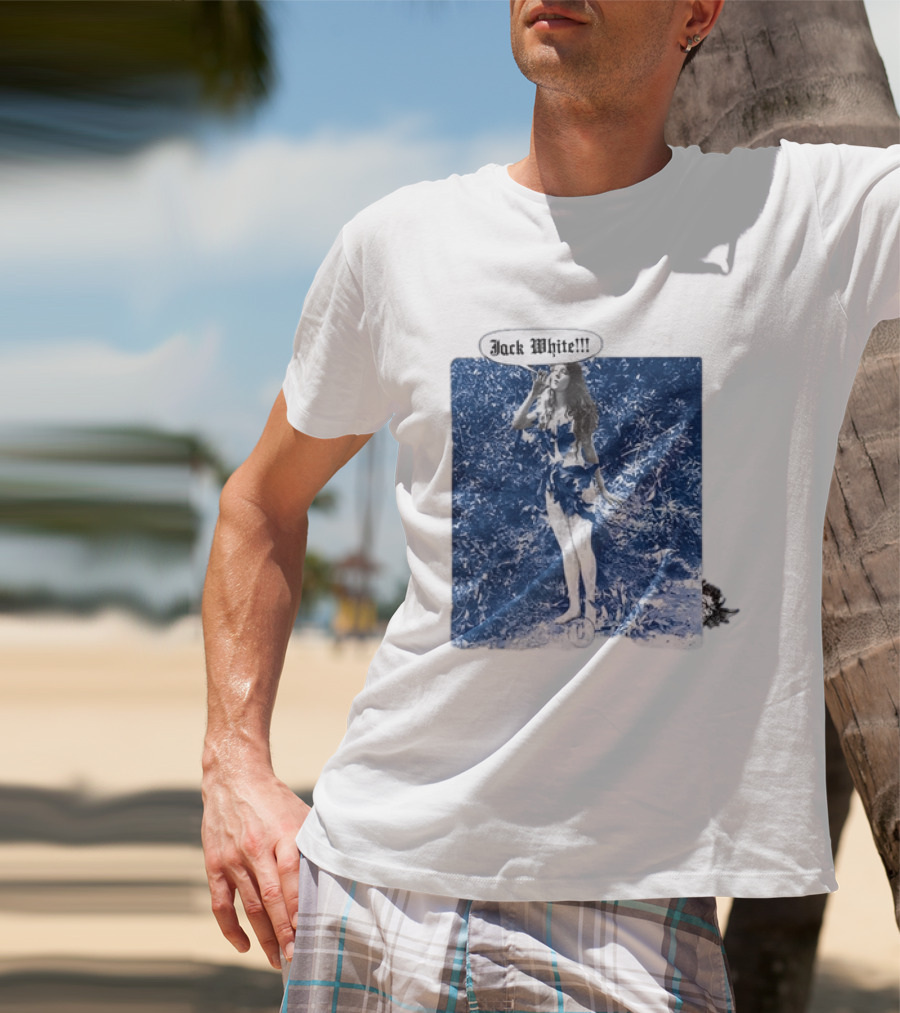 Jack White No Name Tour 2026 Eden Blue Tone Forest Scene T-Shirt