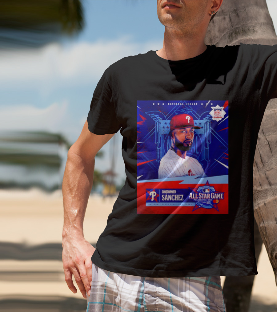Cristopher Sánchez Philadelphia National League All Star Game 2026 T-Shirt